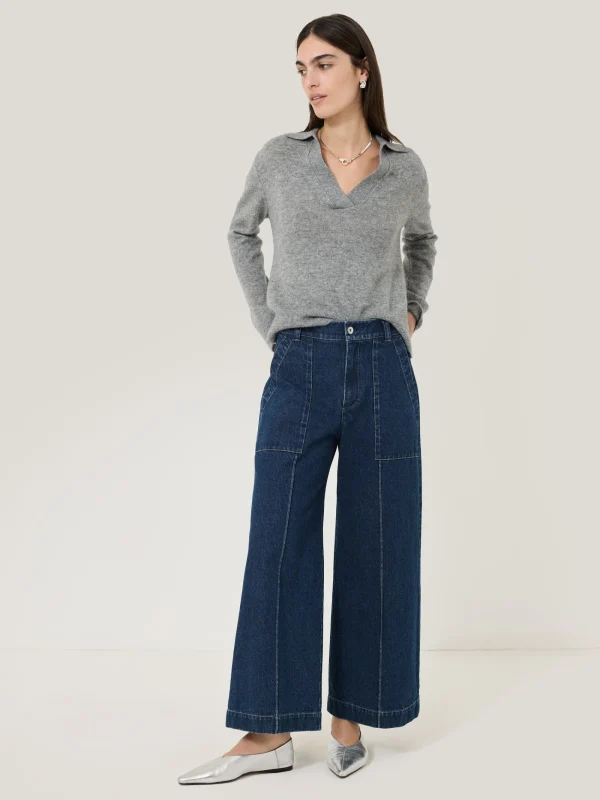 Jigsaw Denim Sailor Trouser