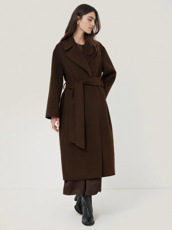 Jigsaw Double Faced Cocoon Wrap Coat