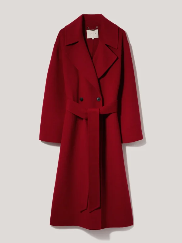 Jigsaw Double Faced Cocoon Wrap Coat