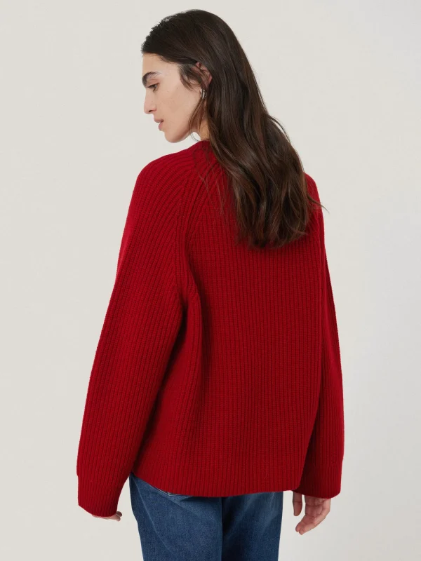 Jigsaw Fishermans Rib Crew Jumper