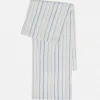 Jigsaw French Linen Stripe Scarf