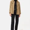 Jigsaw Fringed Suede Jacket