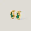 Jigsaw Vermeil Earring