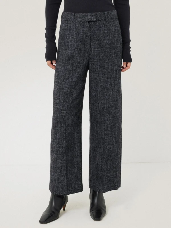 Jigsaw Hale Boucle Cropped Trousers