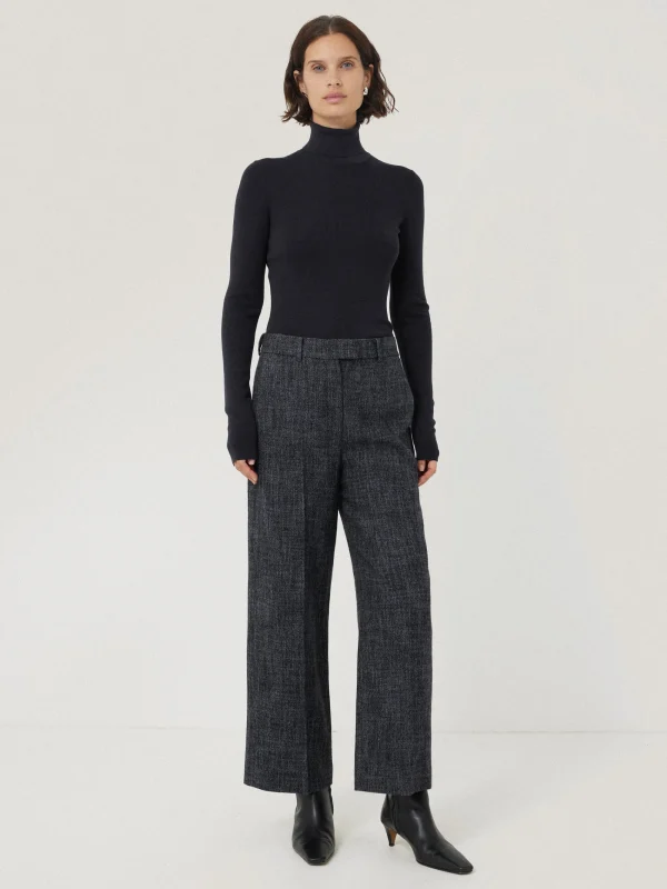 Jigsaw Hale Boucle Cropped Trousers