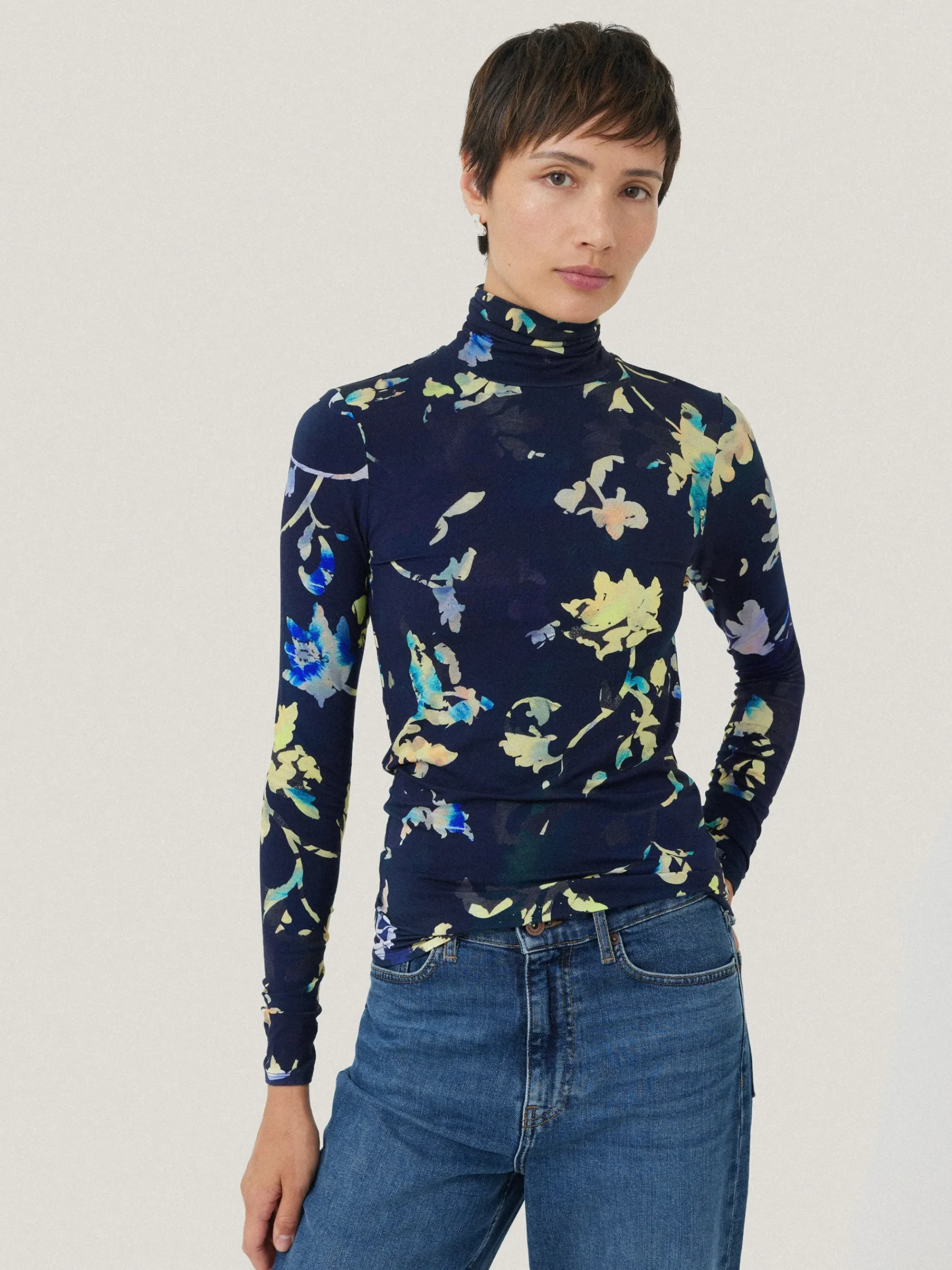 hidden_floral_jersey_polo_0.webp Jigsaw Hidden Floral Jersey Polo