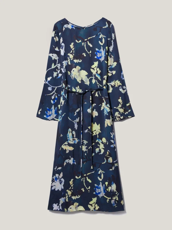 Jigsaw Hidden Floral Satin Dress