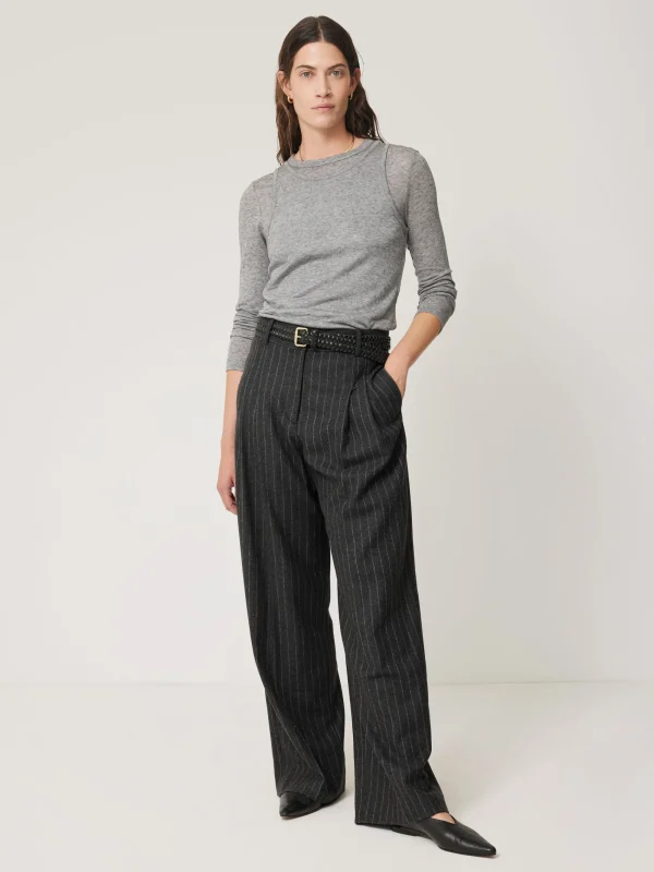 Jigsaw Italian Wool Kemp Pinstripe Trouser