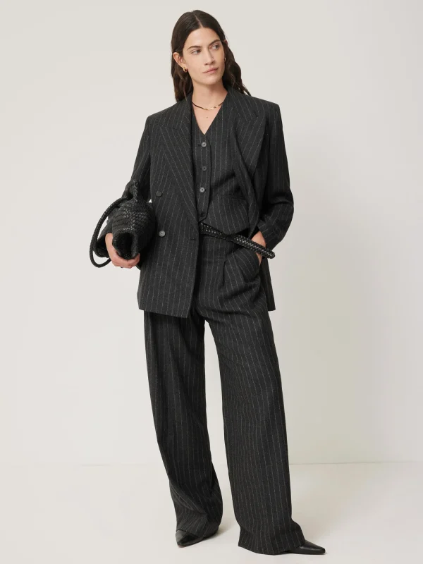 Jigsaw Italian Wool Kemp Pinstripe Trouser