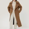 Jigsaw Italian Wool Raw Edge Coat