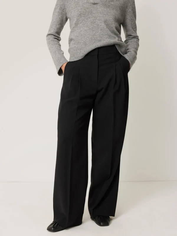 Jigsaw Kemp Wide Leg Japanese Wool Trouser