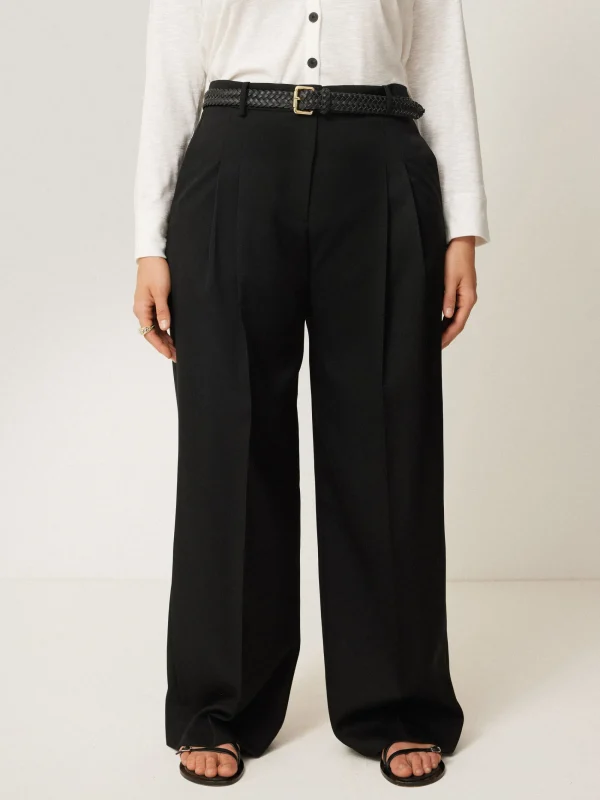 Jigsaw Kemp Wide Leg Japanese Wool Trouser