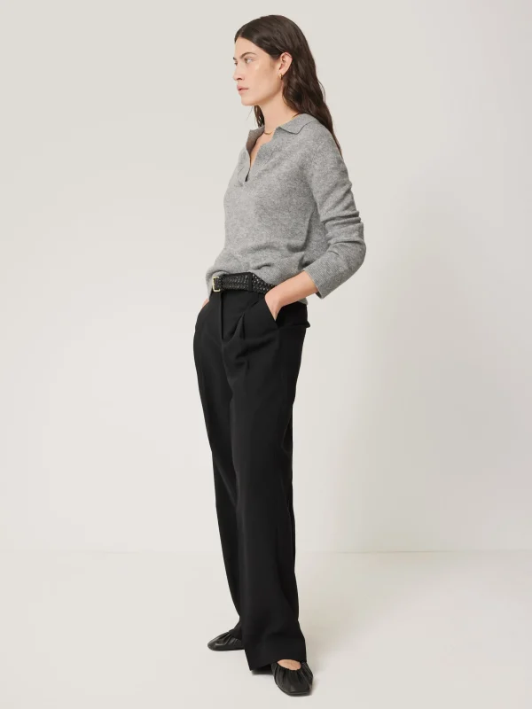 Jigsaw Kemp Wide Leg Japanese Wool Trouser