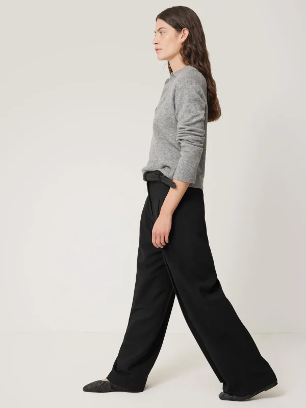 Jigsaw Kemp Wide Leg Japanese Wool Trouser