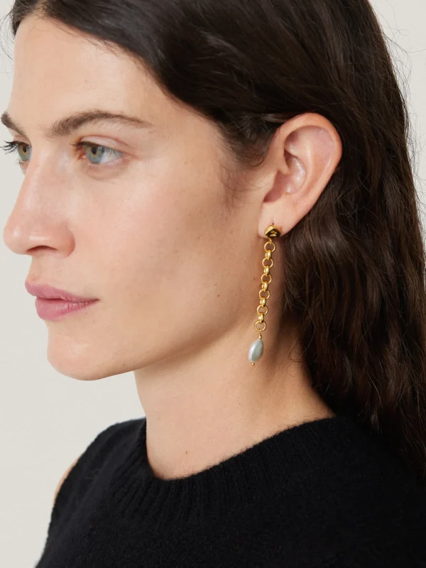 Jigsaw Keshi Drop Earring