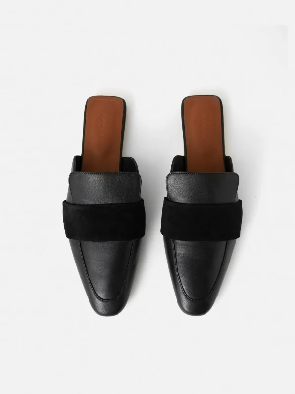 Jigsaw Leather Backless Loafer