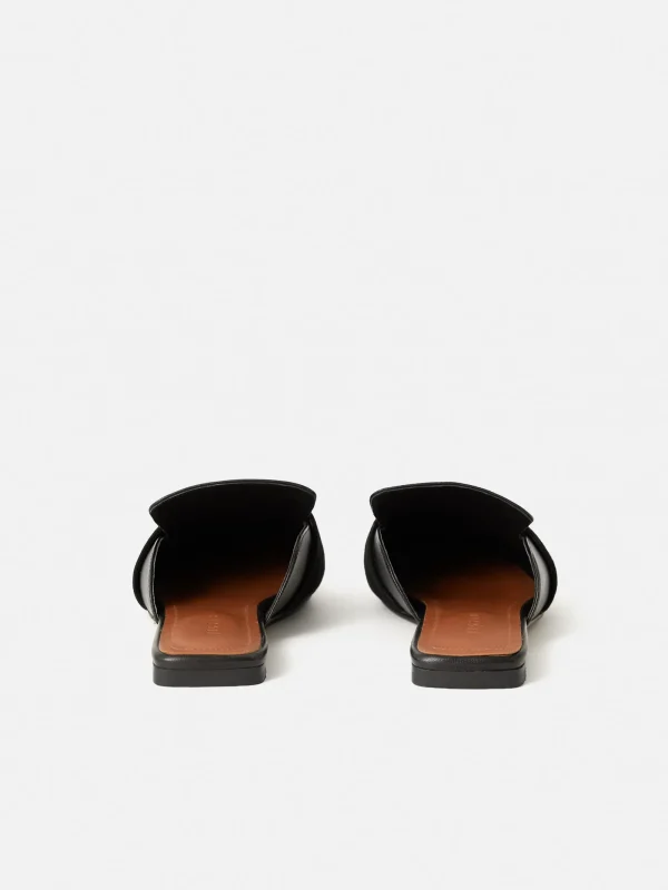 Jigsaw Leather Backless Loafer