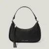 Jigsaw Leather Crescent Shoulder Bag