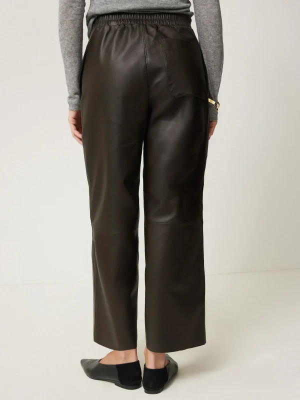 Jigsaw Leather Flat Front Trouser