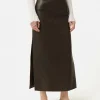 Jigsaw Leather Maxi Skirt