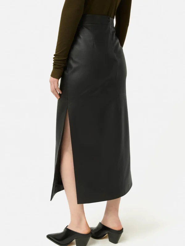 Jigsaw Leather Maxi Skirt