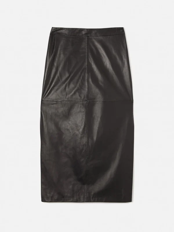 Jigsaw Leather Maxi Skirt
