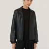 Jigsaw Leather Tailored Blazer