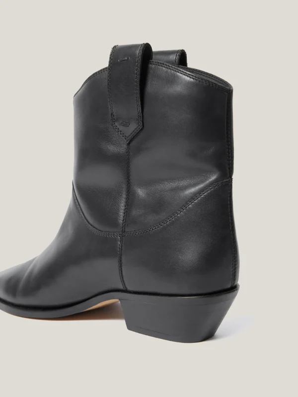 Jigsaw Leather Western Ankle Boot