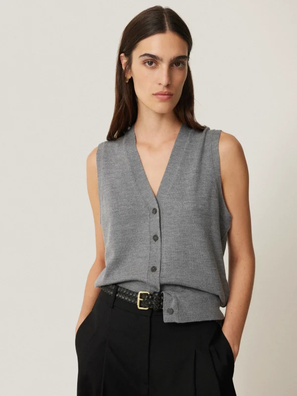 Jigsaw Lightweight Merino Waistcoat