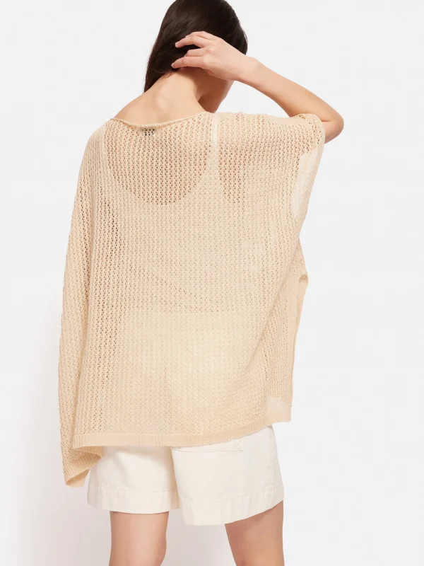 Jigsaw Linen Poncho