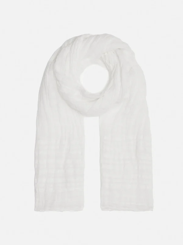 Jigsaw Linen Woven Scarf