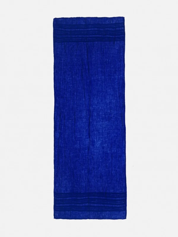 Jigsaw Linen Woven Scarf
