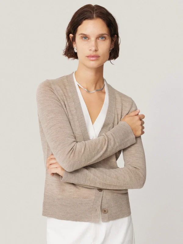 Jigsaw Merino Double Front Cardigan