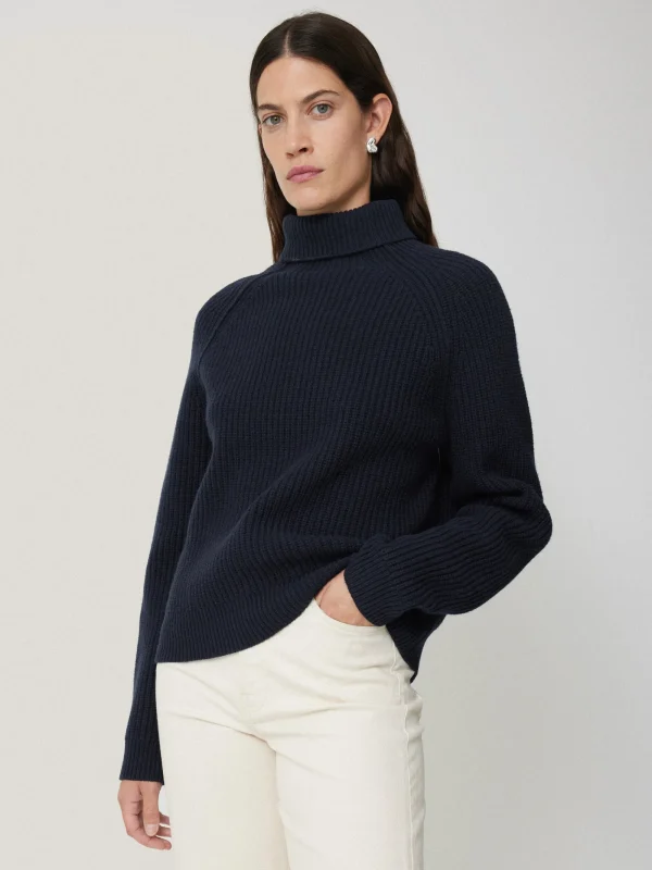 Jigsaw Merino Fishermans Rib Jumper