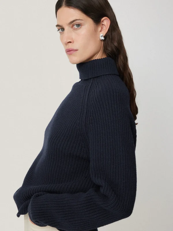 Jigsaw Merino Fishermans Rib Jumper