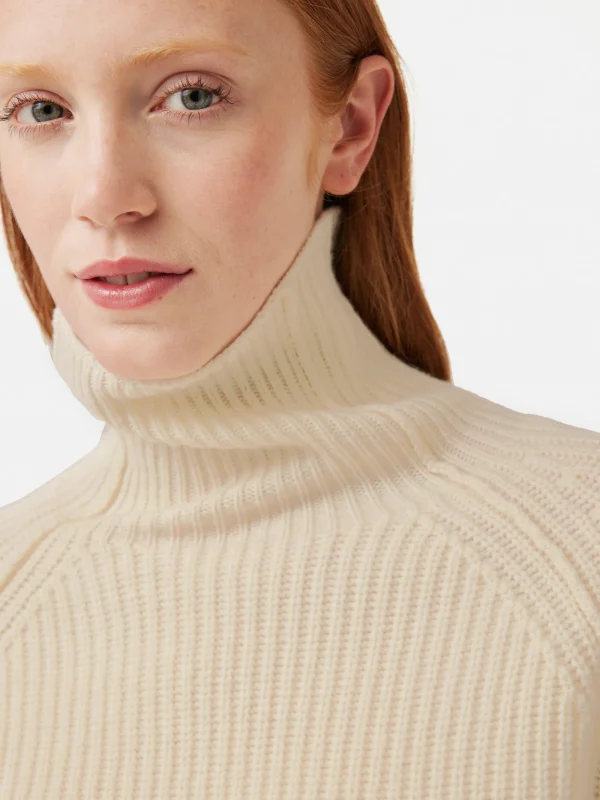 Jigsaw Merino Fishermans Rib Jumper