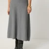 Jigsaw Merino Knitted A-line Skirt