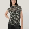 Jigsaw Metallic Asymmetric Top