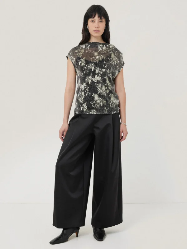 Jigsaw Metallic Asymmetric Top