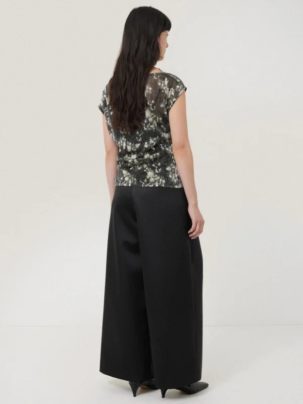 Jigsaw Metallic Asymmetric Top