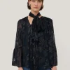 Jigsaw Metallic Jacquard Top