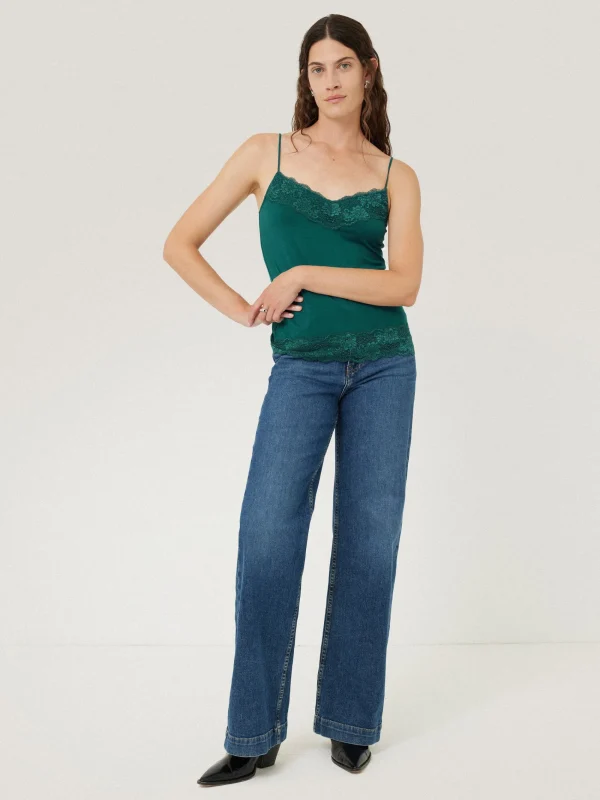 Jigsaw Modal Lace Vest