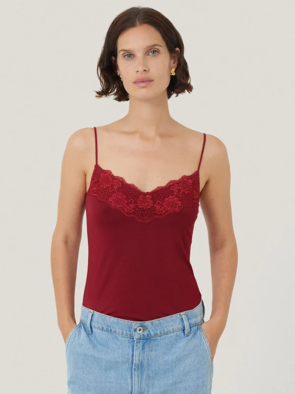 Jigsaw Modal Lace Vest