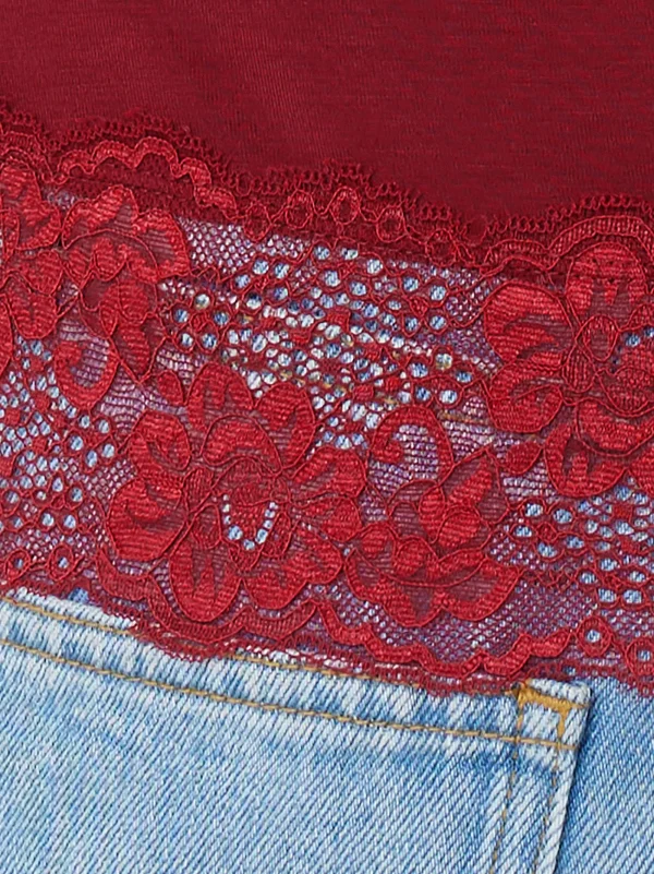 Jigsaw Modal Lace Vest