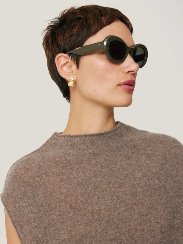 Jigsaw Molten Stud Earring