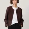 Jigsaw Nakoa Leather Mix Jacket