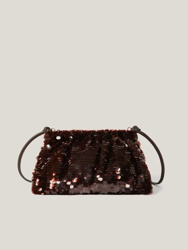 Jigsaw Oversized Sequin Clutch