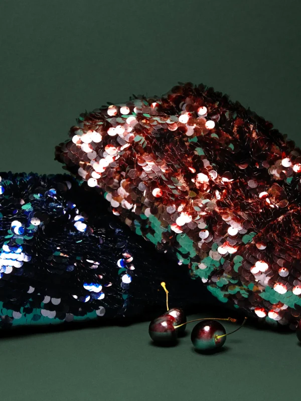 Jigsaw Oversized Sequin Clutch