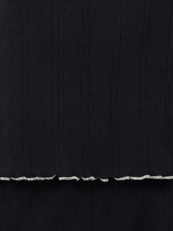 Jigsaw Pointelle Pyjama Vest Top