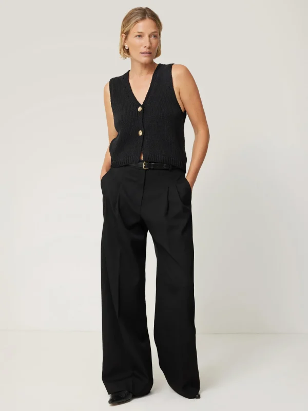 Jigsaw Pure Cotton Knitted Waistcoat